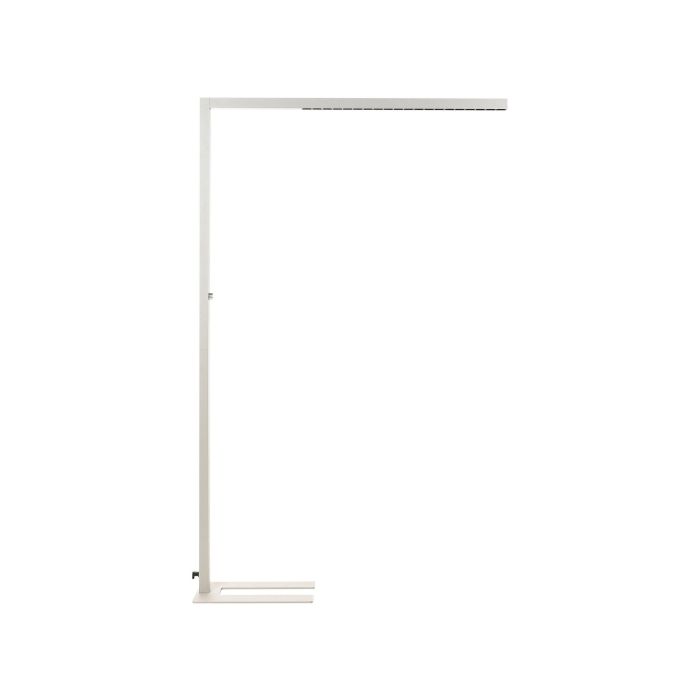 Metal LED Floor Lamp Silver MENSA