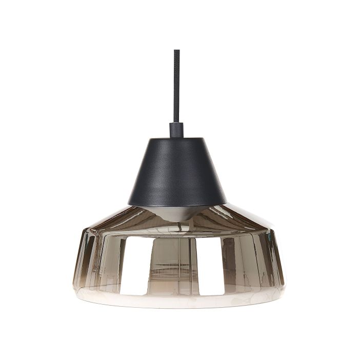 Glass Pendant Lamp Black and Gold TALPARO