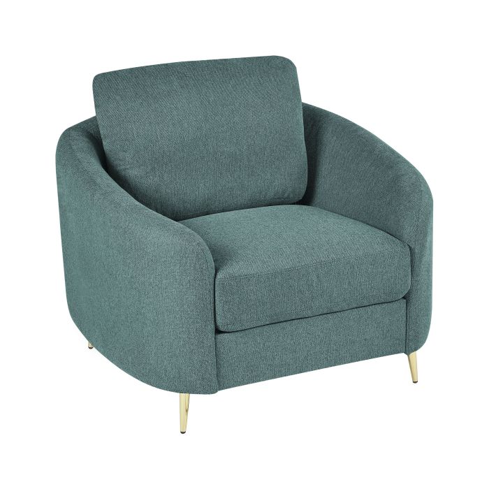 Fabric Armchair Green TROSA