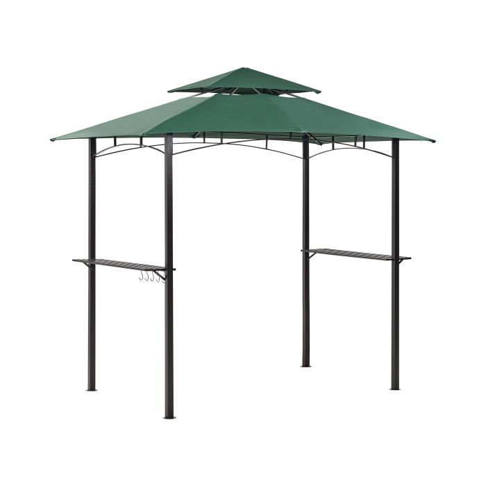 Gazebo 240 x 148 cm Dark Green NARO