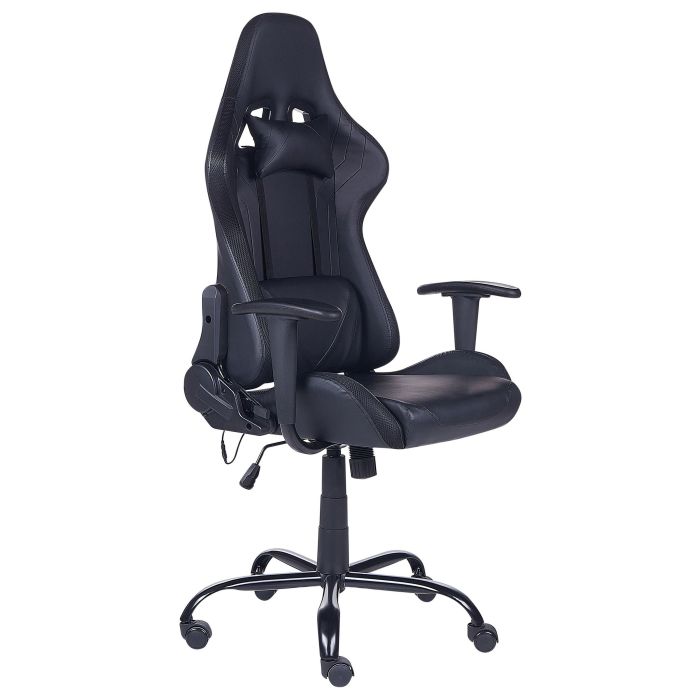 Gaming Chair with LED Black GLEAM