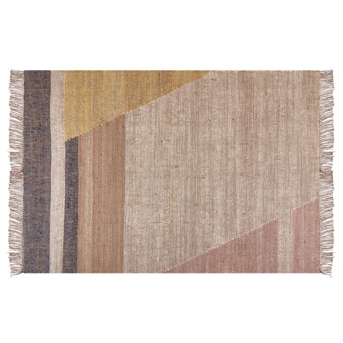 Jute Area Rug 140x200cm Brown