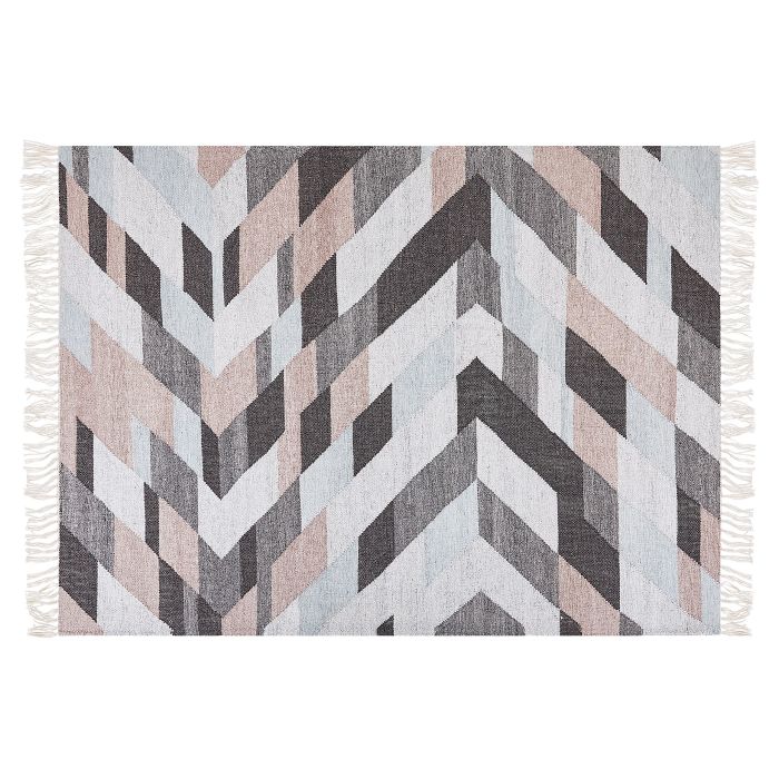 Jute Area Rug 160x230cm Multicolour