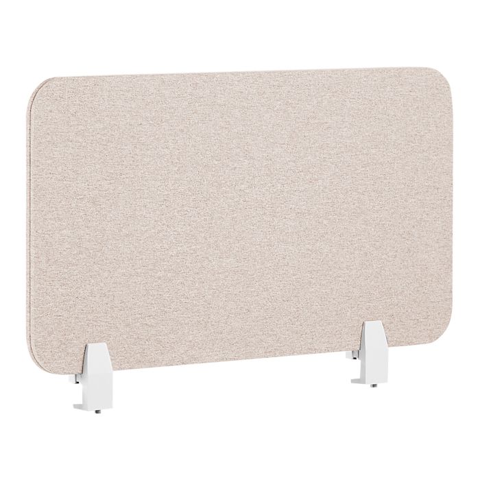 Desk Screen 72 x 40 cm Beige WALLY