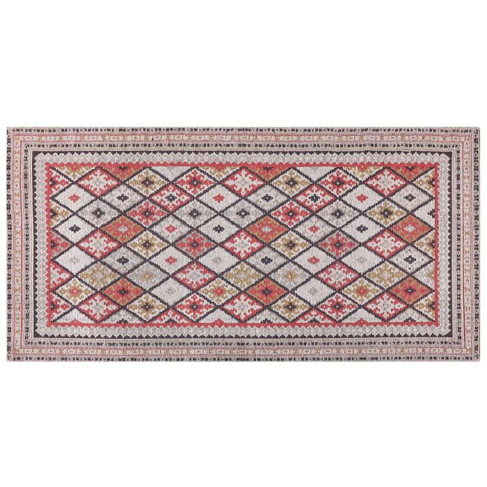 Cotton Area Rug 80x150cm Multicolour
