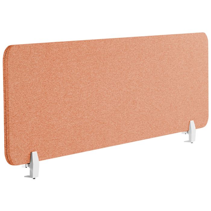Desk Screen 160 x 40 cm Light Red WALLY