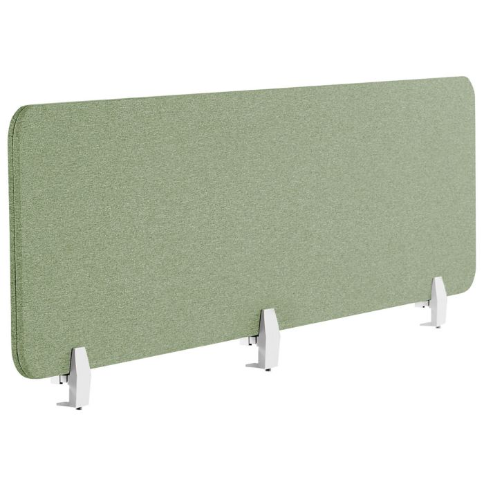 Desk Screen 180 x 40 cm Green WALLY