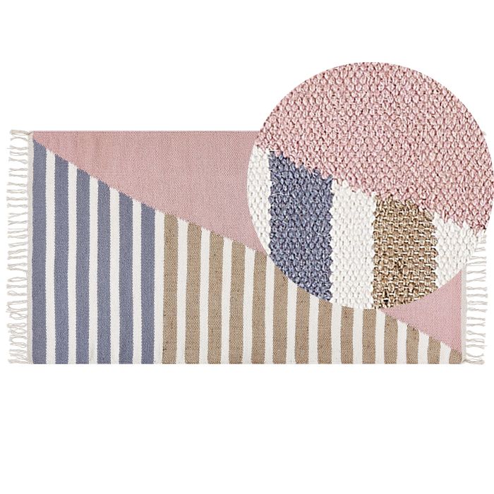 Wool Area Rug 80x150cm Multicolour