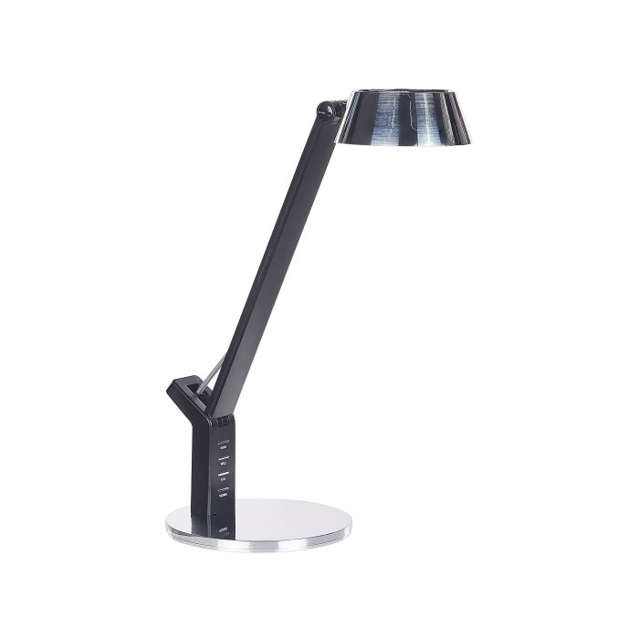 Metal LED Desk Lamp with USB Port Silver CHAMAELEON