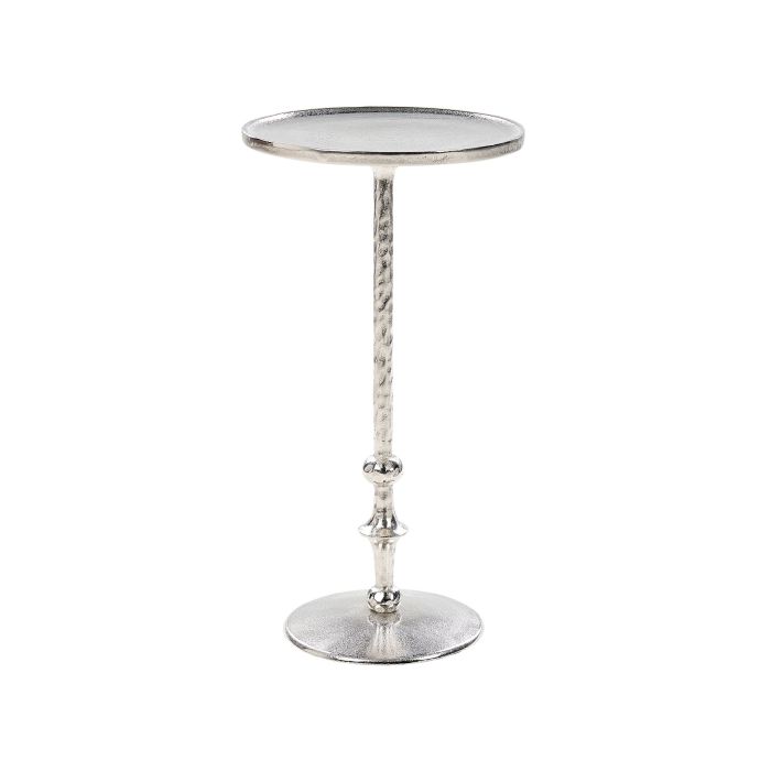 Metal Side Table Silver MEDA