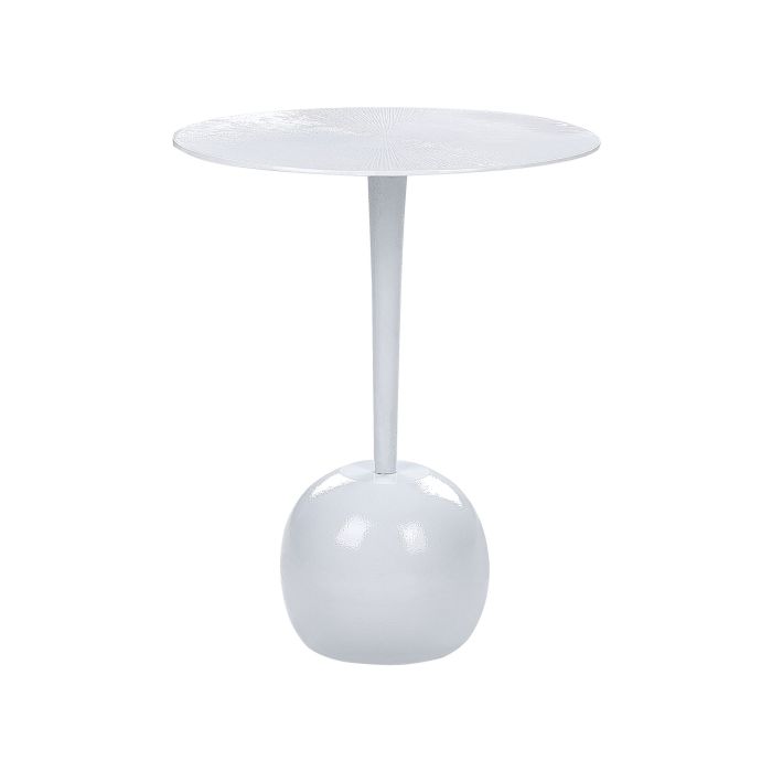 Metal Side Table White EUCLA