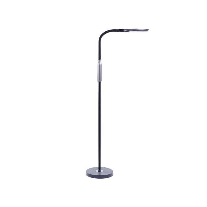 LED Floor Lamp Black CASSIOPEIA