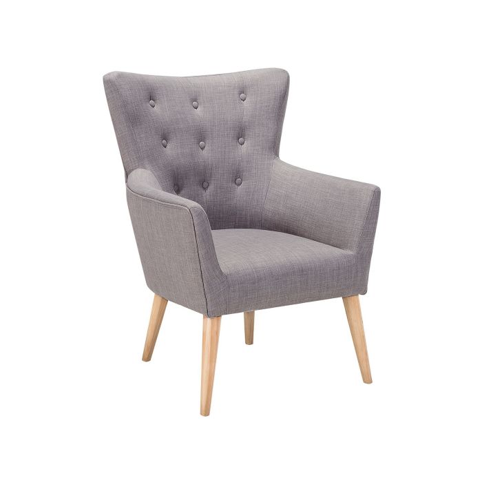 Fabric Armchair Grey ANGEN