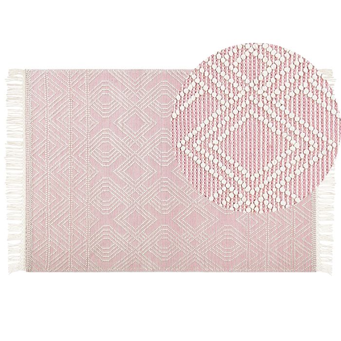 Area Rug 160x230cm Pink