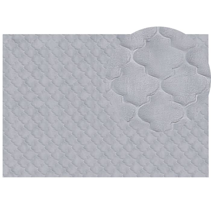Faux Rabbit Fur Rug 160x230cm Grey