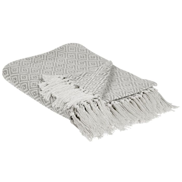 Cotton Blanket 125 x 150 cm Taupe MITYAL