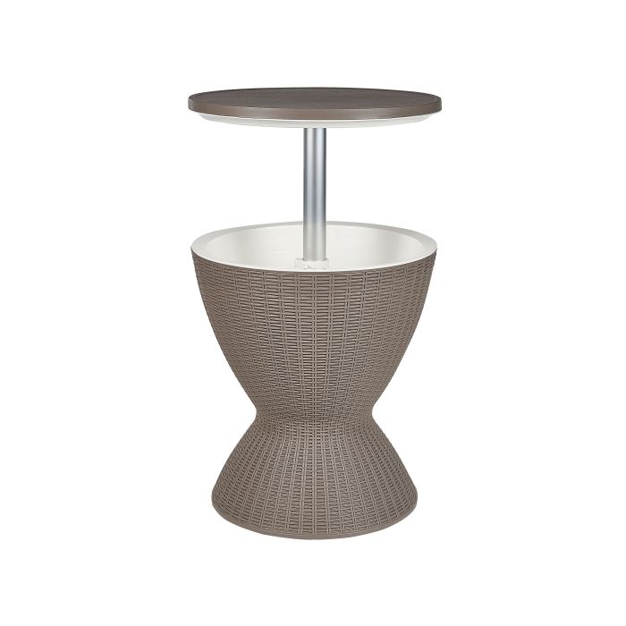 Round Garden Cool Bar ⌀ 48 cm Taupe AISA