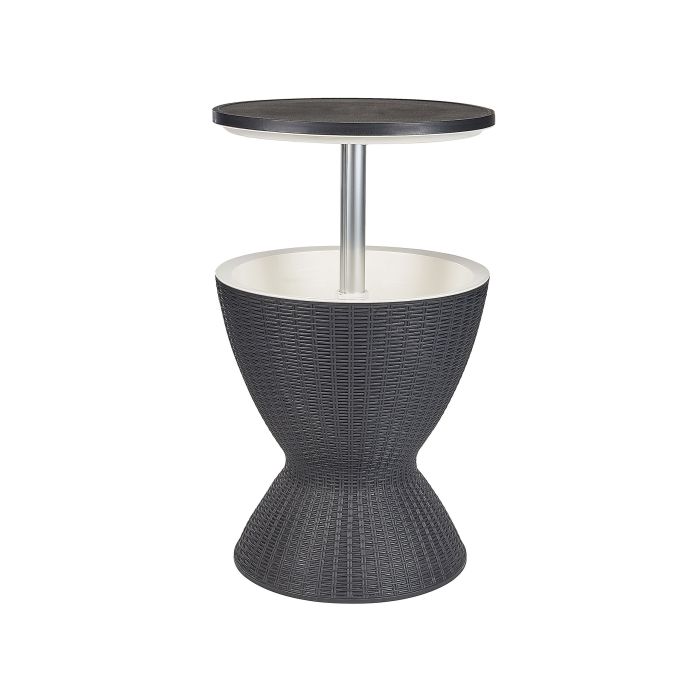 Round Garden Cool Bar ⌀ 48 cm Black AISA