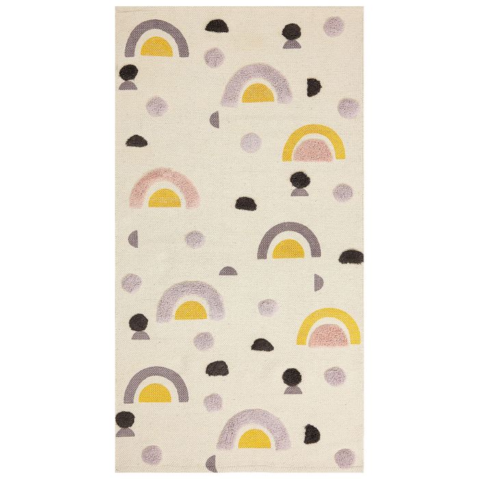 Cotton Kids Rug 80x150cm Multicolour