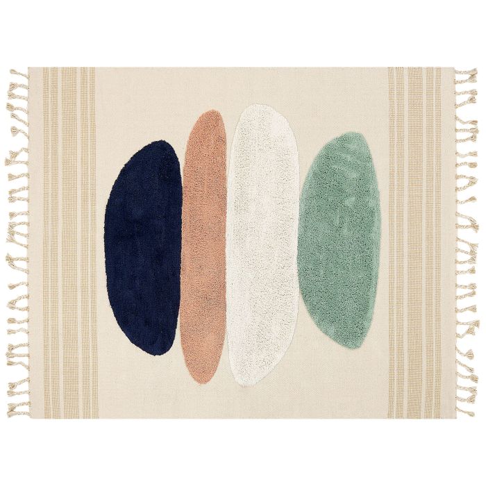 Cotton Area Rug 300x400cm Multicolour