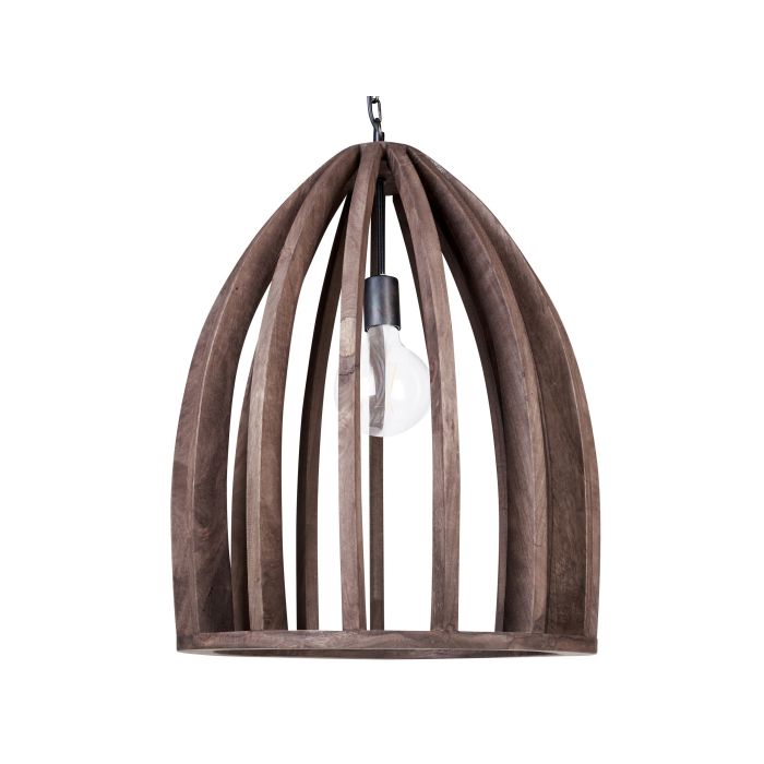 Mango Wood Pendant Lamp Dark MANAIR