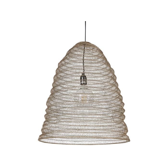 Metal Mesh Pendant Lamp Brass PALAR