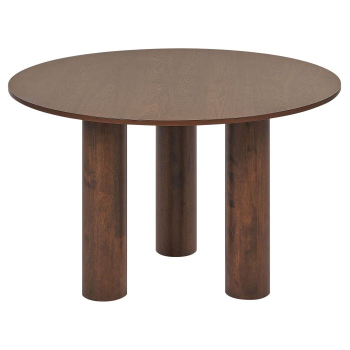 Round Dining Table ⌀ 120 cm Dark Wood ORIN