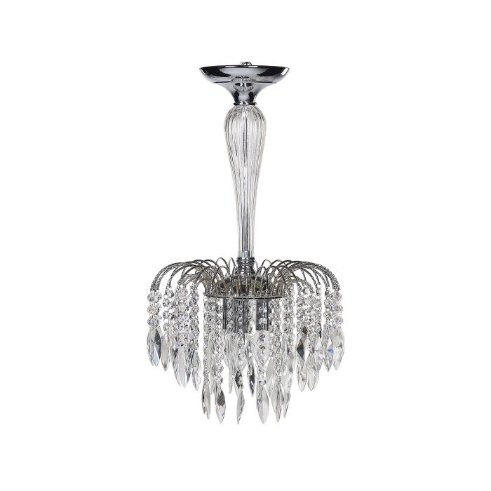 Metal Chandelier Silver ORARA