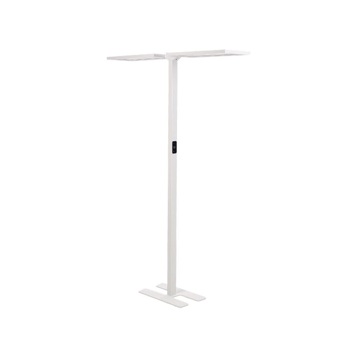 Metal LED Floor Lamp White SCULPTOR
