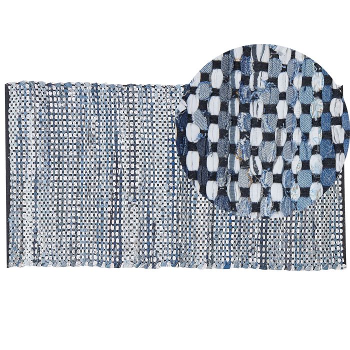 Cotton Area Rug 80x150cm Multicolour