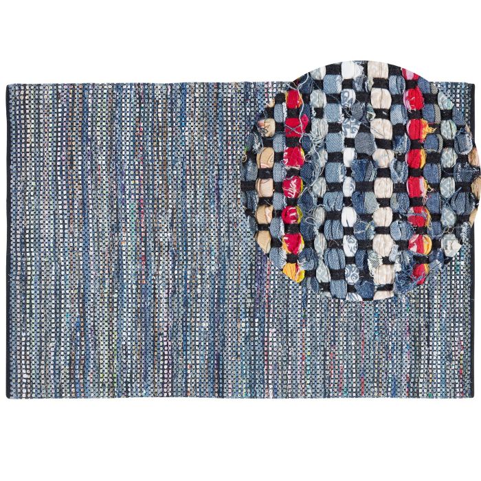 Cotton Area Rug 160x230cm Multicolour