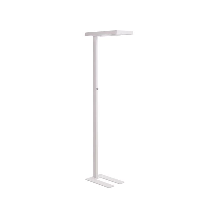 Metal LED Office Floor Lamp White TAURUS
