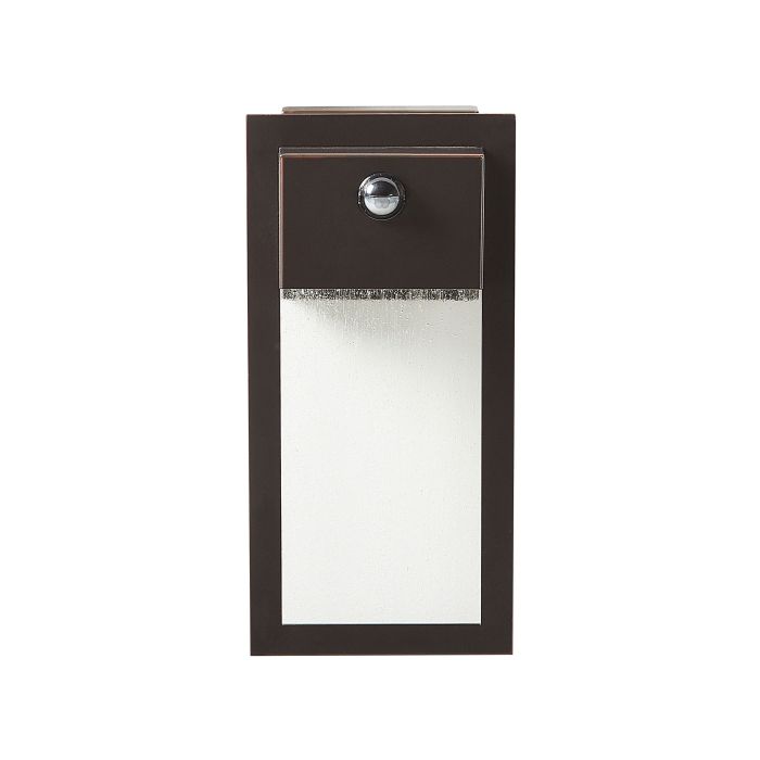 Outdoor LED Wall Light with Motion Sensor Black ELLIOT