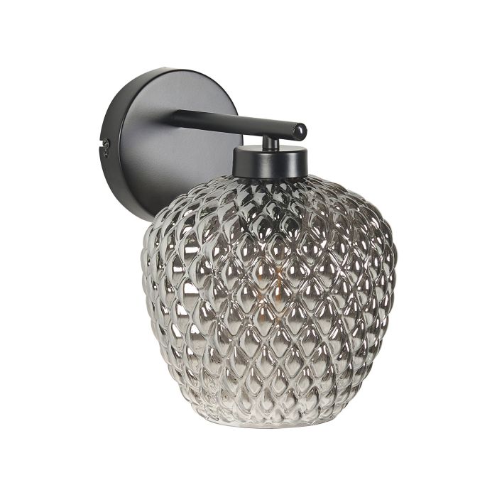 Metal Wall Lamp Grey SHERRY