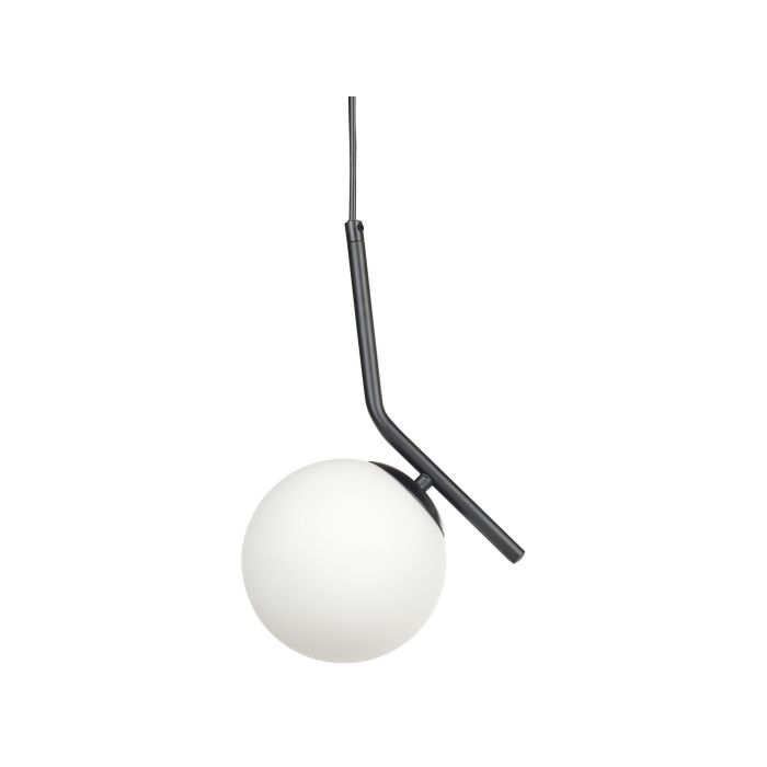 Glass Pendant Lamp Black WAPITI