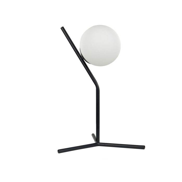 Glass Table Lamp 45 cm Black WAPITI