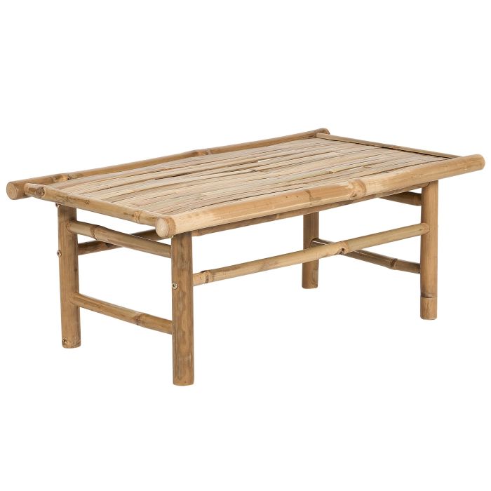 Bamboo Coffee Table 80 x 45 cm Light Wood TODI