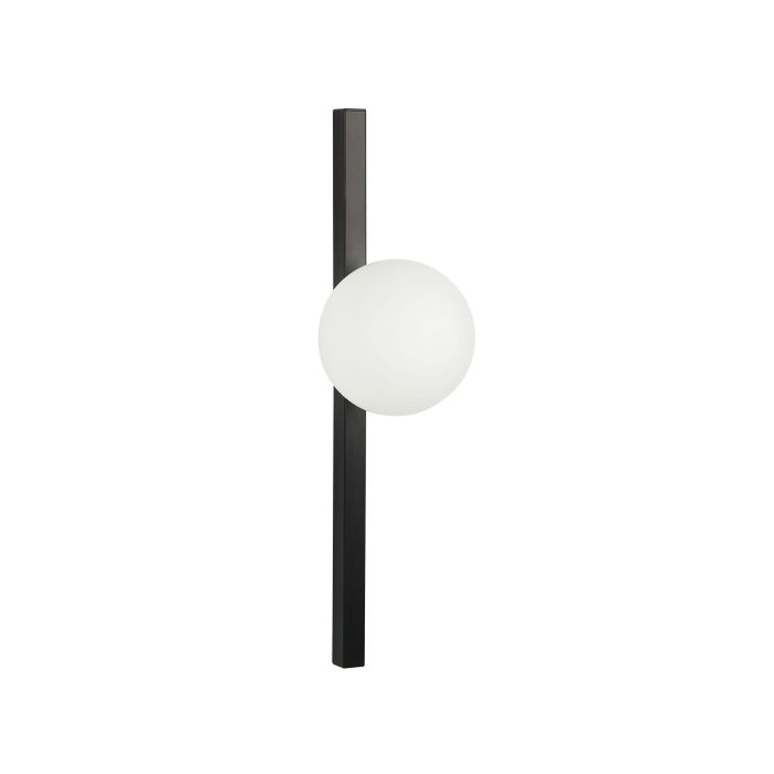 1 Light Metal Wall Lamp Black ISABELLA