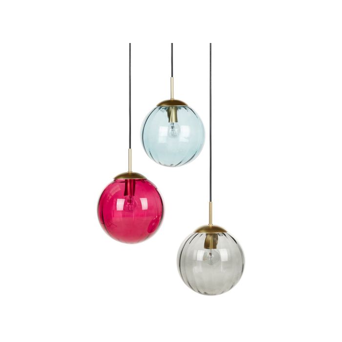 3 Lights Glass Pendant Lamp Multicolour KANGAROO