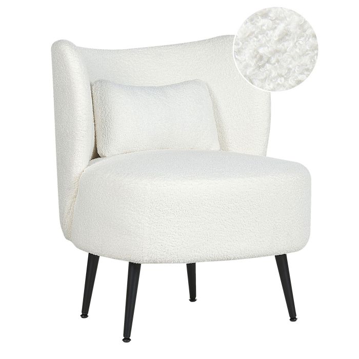 Boucle Armchair White OTSBY