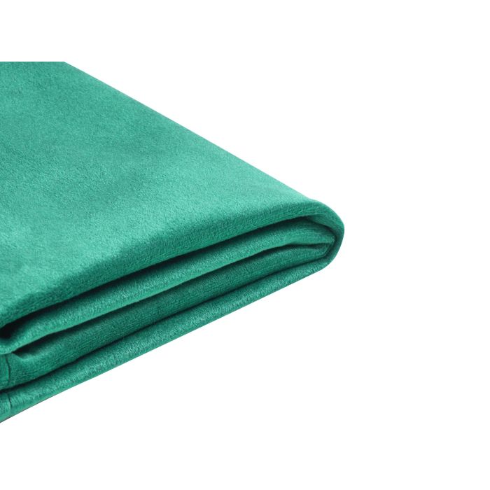Velvet EU Double Size Bed Frame Cover Dark Green for Bed FITOU
