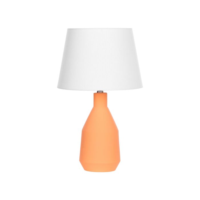 Ceramic Table Lamp Orange LAMBRE