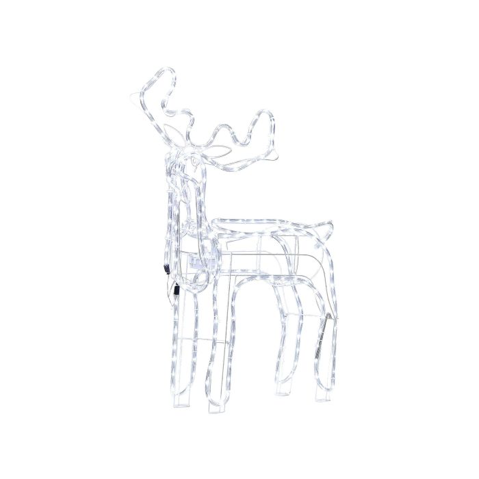 Outdoor LED Decoration Animated Reindeer 94 cm White INNNES
