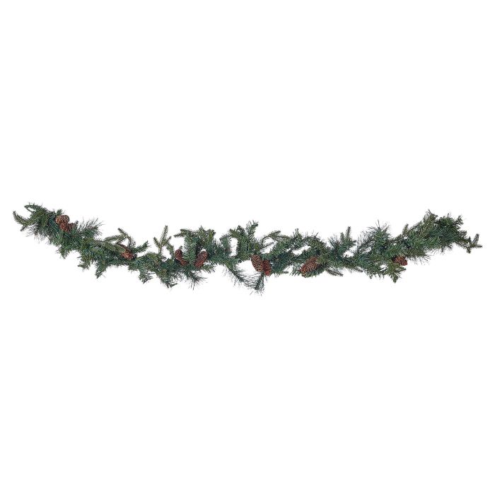 Pre-Lit Christmas Garland 180cm Green