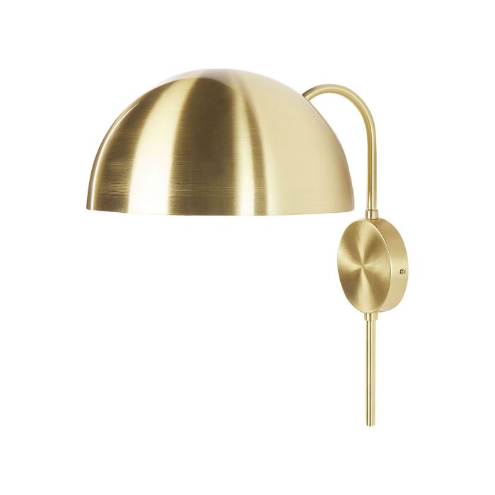 Metal Wall Lamp Gold WAMPU