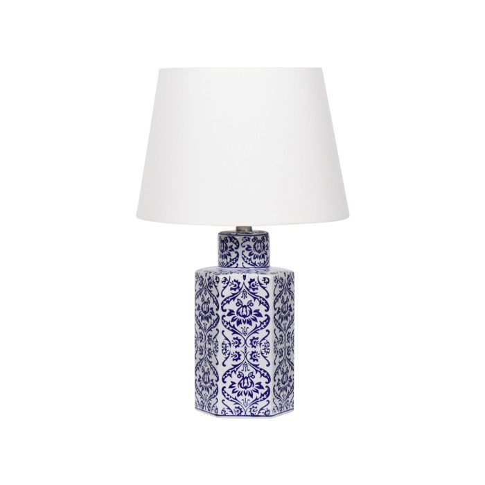 Table Lamp White and Blue MARCELIN
