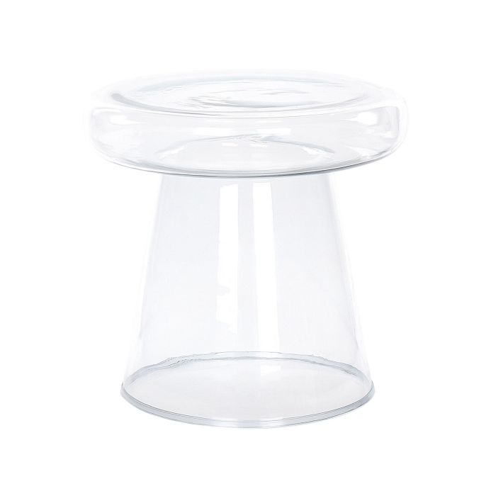 Glass Side Table Transparent CALDERA