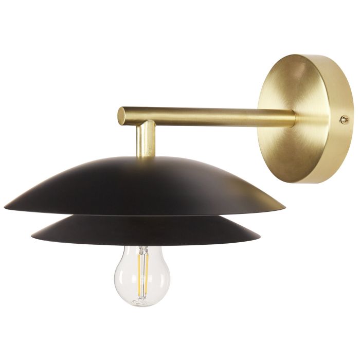 Metal Wall Lamp Black LASOLO