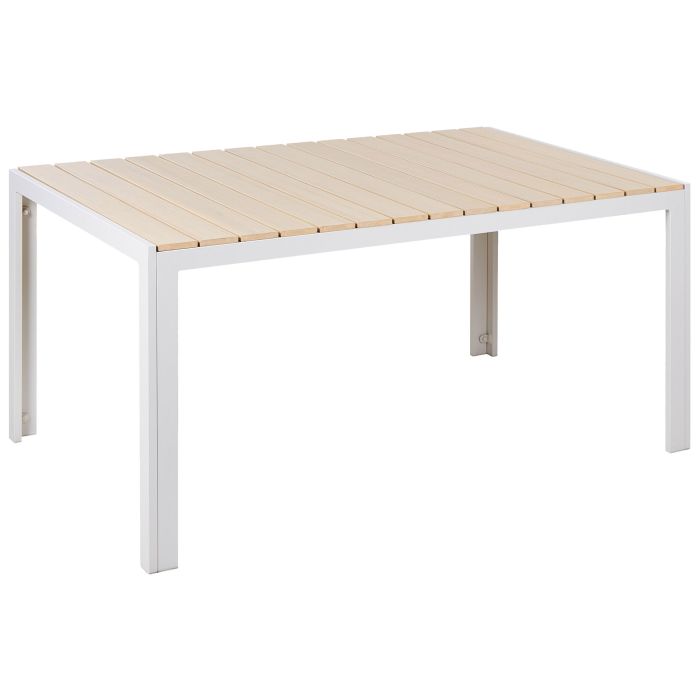 Garden Dining Table 150 x 90 cm Beige COMO