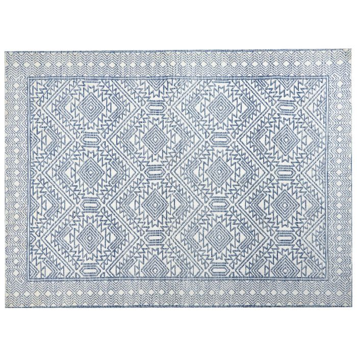 Area Rug 300x400cm Blue and White